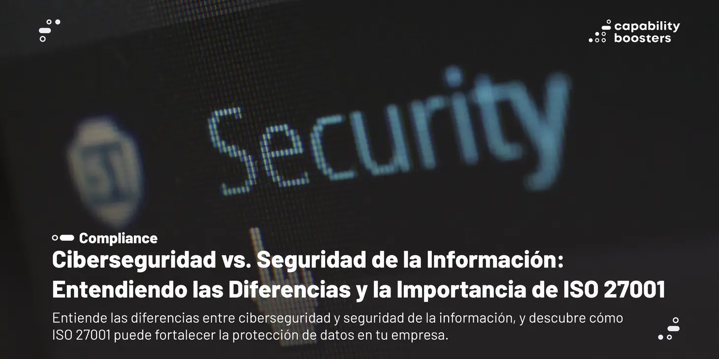 Ciberseguridad vs seguridad