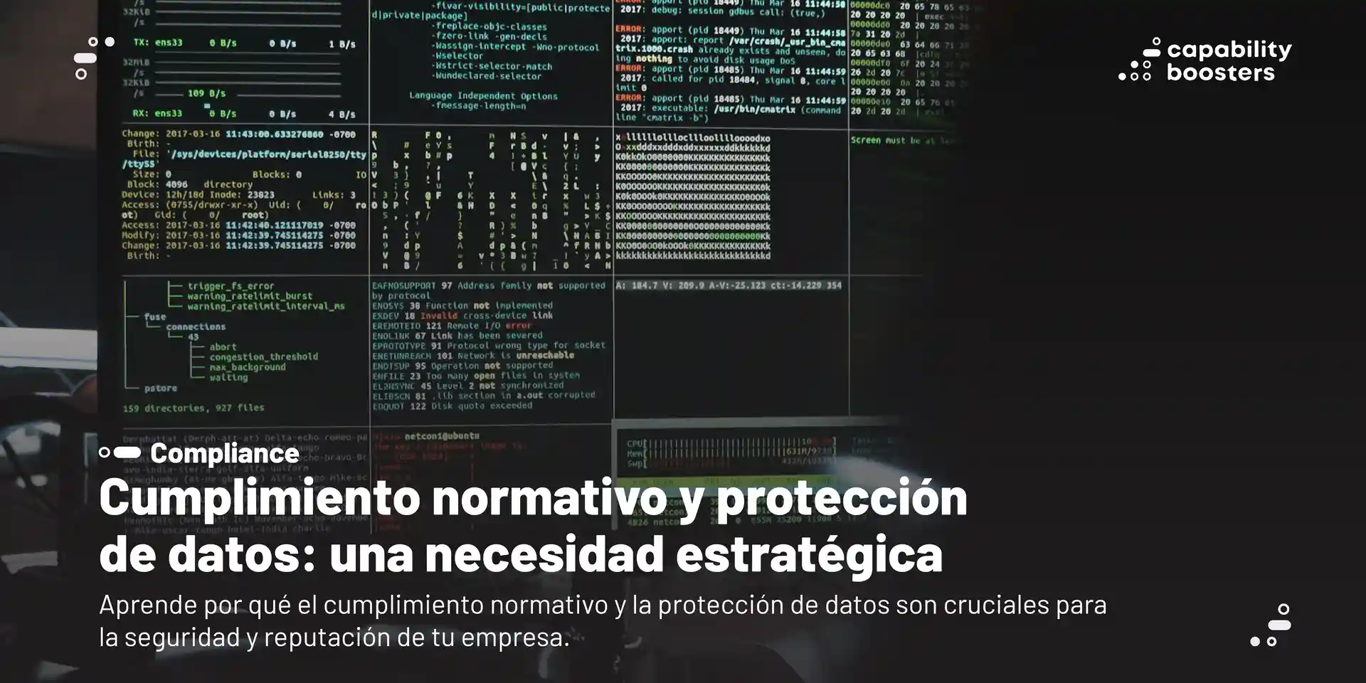 Compliance y protección de datos.